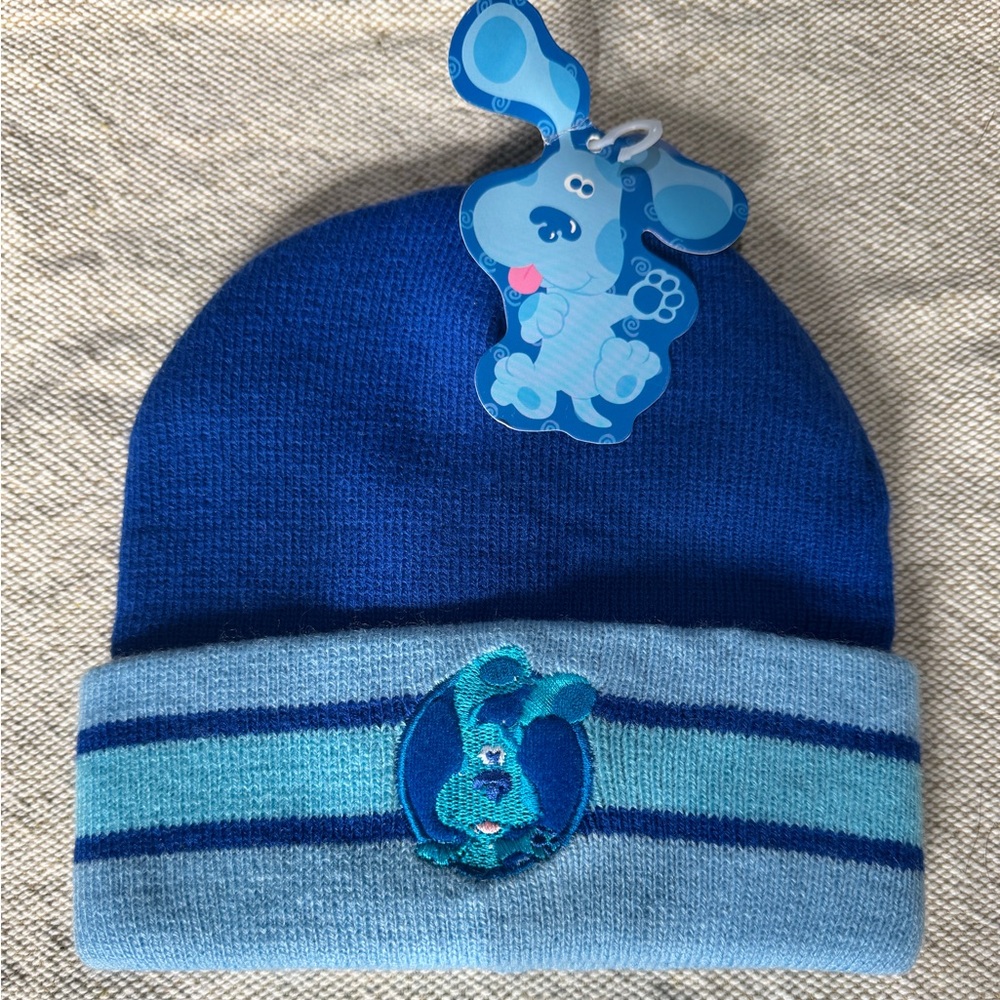 BNWT deadstock vintage blues clues beanie